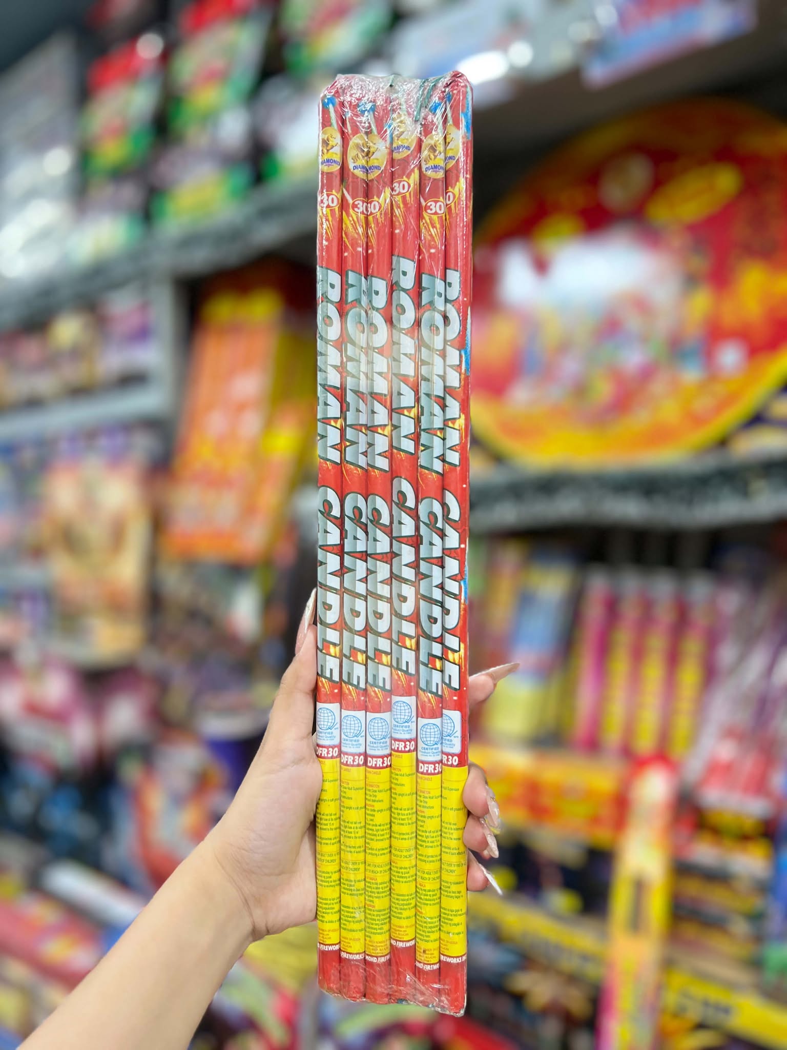 Roman Candle Diamond 30 shots
